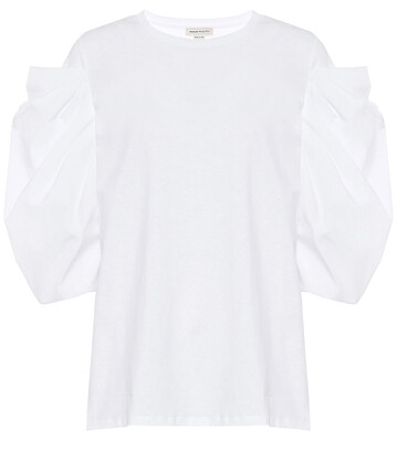 Alexander McQueen Cotton T-shirt in white