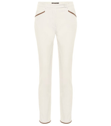 Loro Piana Rickey stretch-cotton pants in white
