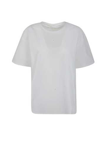 Labo.Art Labo. Art S/s Round Neck Box Shirt in white