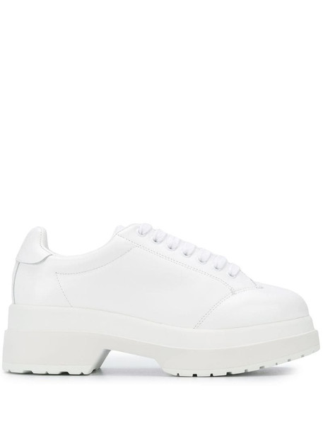 MM6 Maison Margiela heeled 30mm sneakers in white
