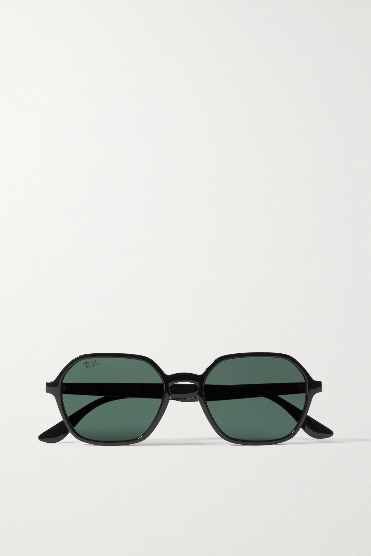 Ray-Ban - Hexagon-frame Acetate Sunglasses - Black