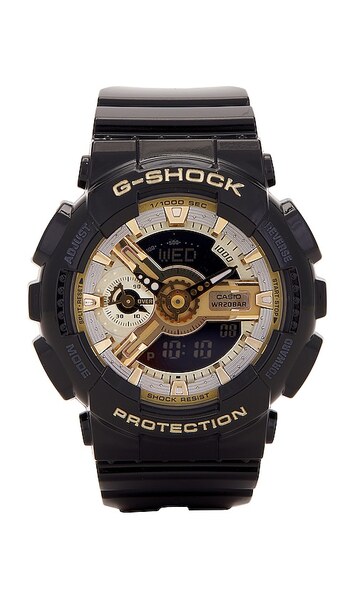 g-shock watch in black