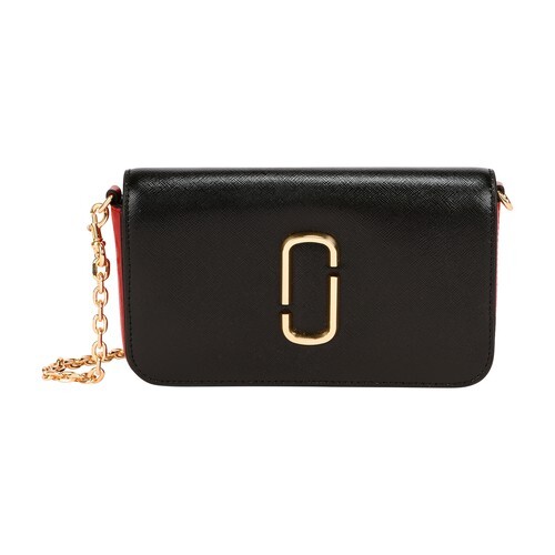 Marc Jacobs the Crossbody with Chain in black / red