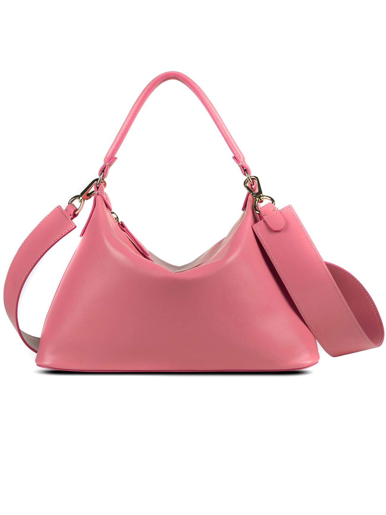 Leonie Hanne Pink Small Hobo Bag