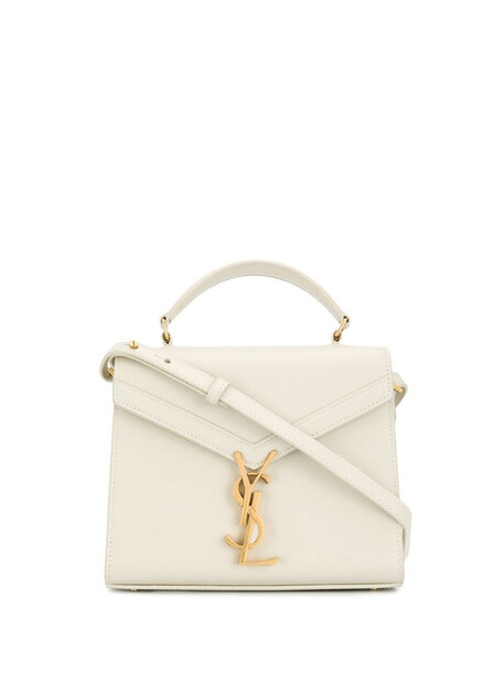 Saint Laurent Cassandra top-handle bag in white