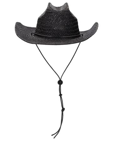 lack of color the outlaw ii straw hat in black
