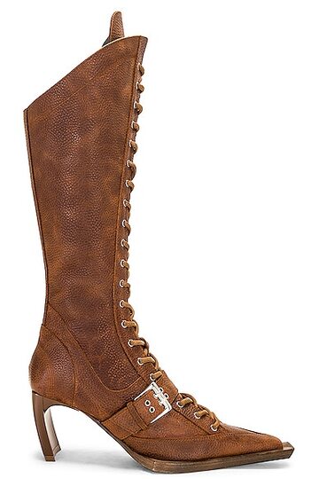 knwls x serpent high boot in brown