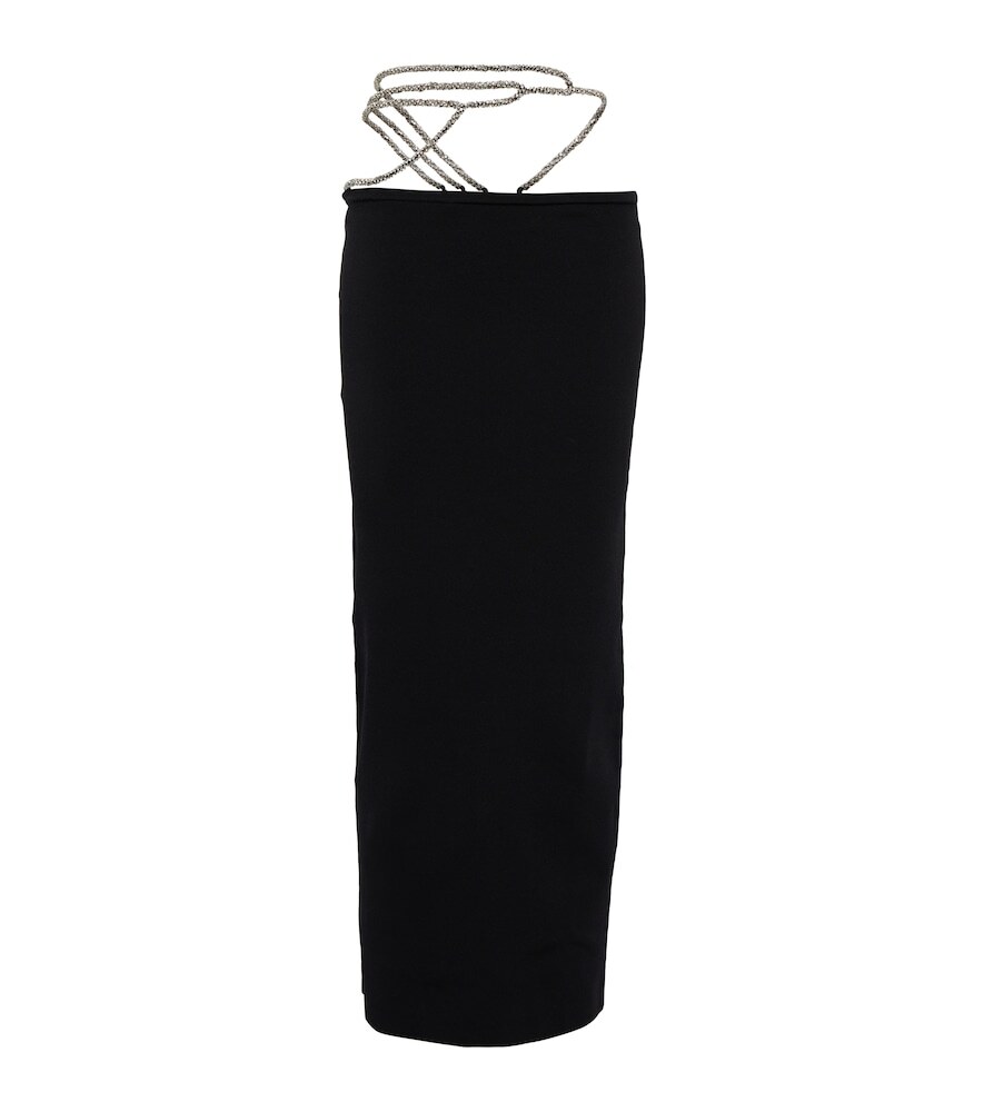Christopher Esber Crystal-embellished maxi skirt in black - Wheretoget