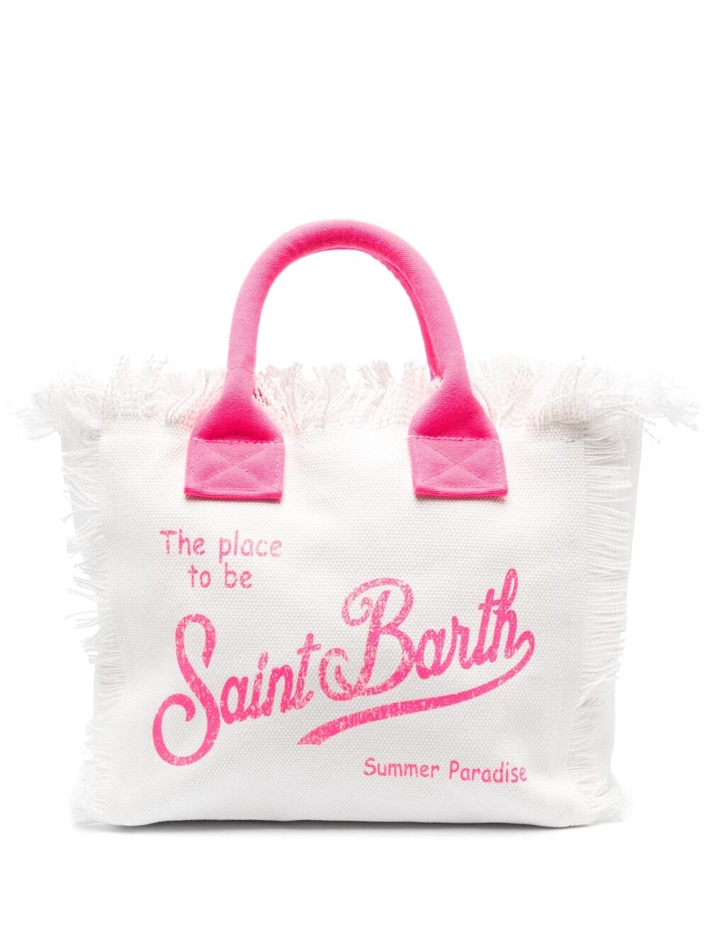 MC2 Saint Barth logo-print tote bag - White