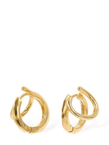 PANCONESI Stellar Hoop Earrings in gold