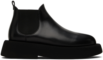 marsèll black gomme gommellone chelsea boots