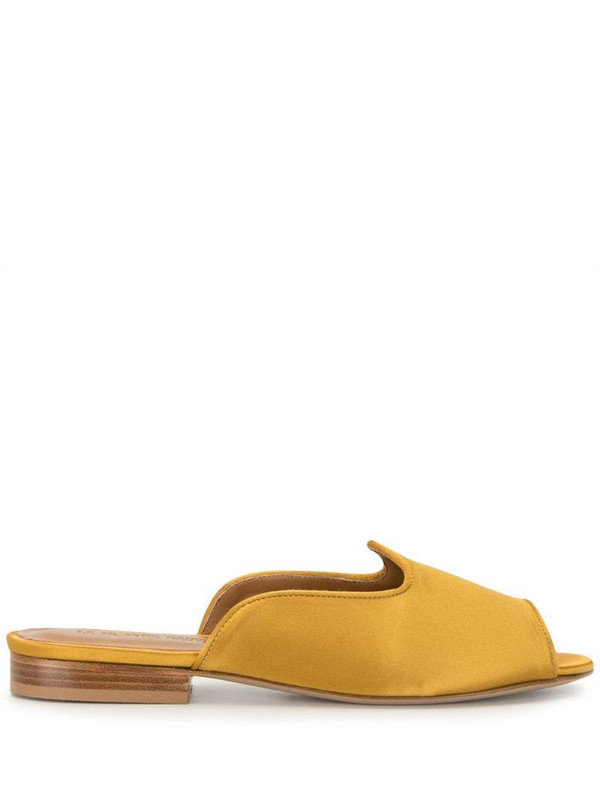 Le Monde Beryl open-toe sandals in yellow