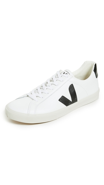 veja esplar leather sneakers extra white/black 40