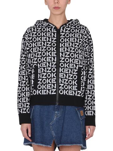 Kenzo Monogram Jacket in nero