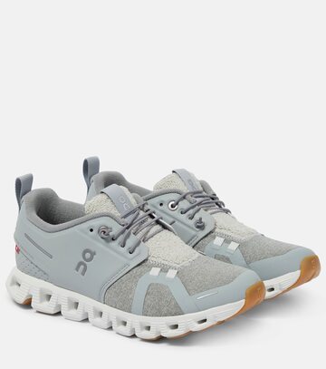 on cloud 5 terry sneakers in grey