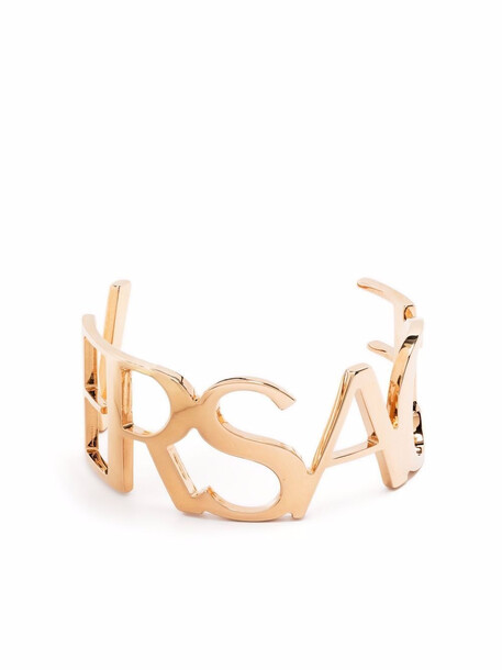 Versace logo cuff bracelet - Gold
