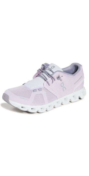 on cloud 5 sneakers lily/frost 6.5