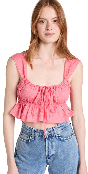 Ciao Lucia Cinetta Crop Tank Top in pink