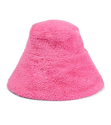 Ruslan Baginskiy Faux fur bucket hat in pink
