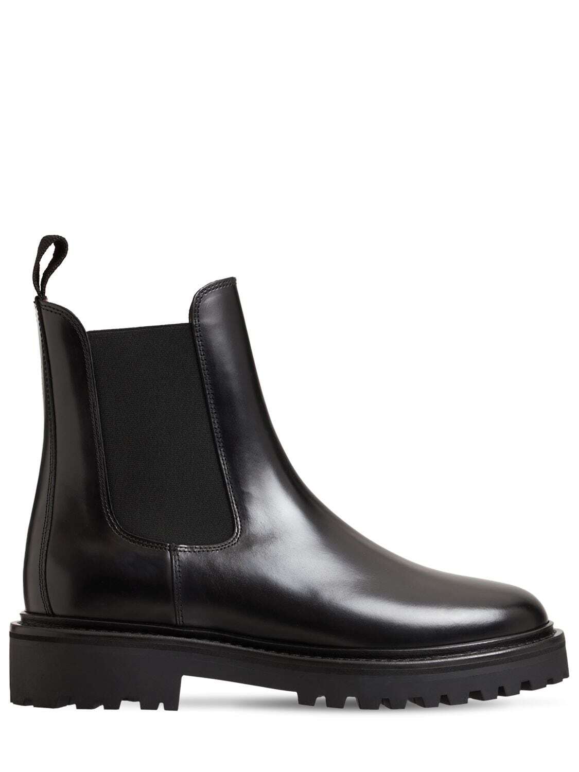 ISABEL MARANT 35mm Castay Brushed Leather Chelsea Boot in black