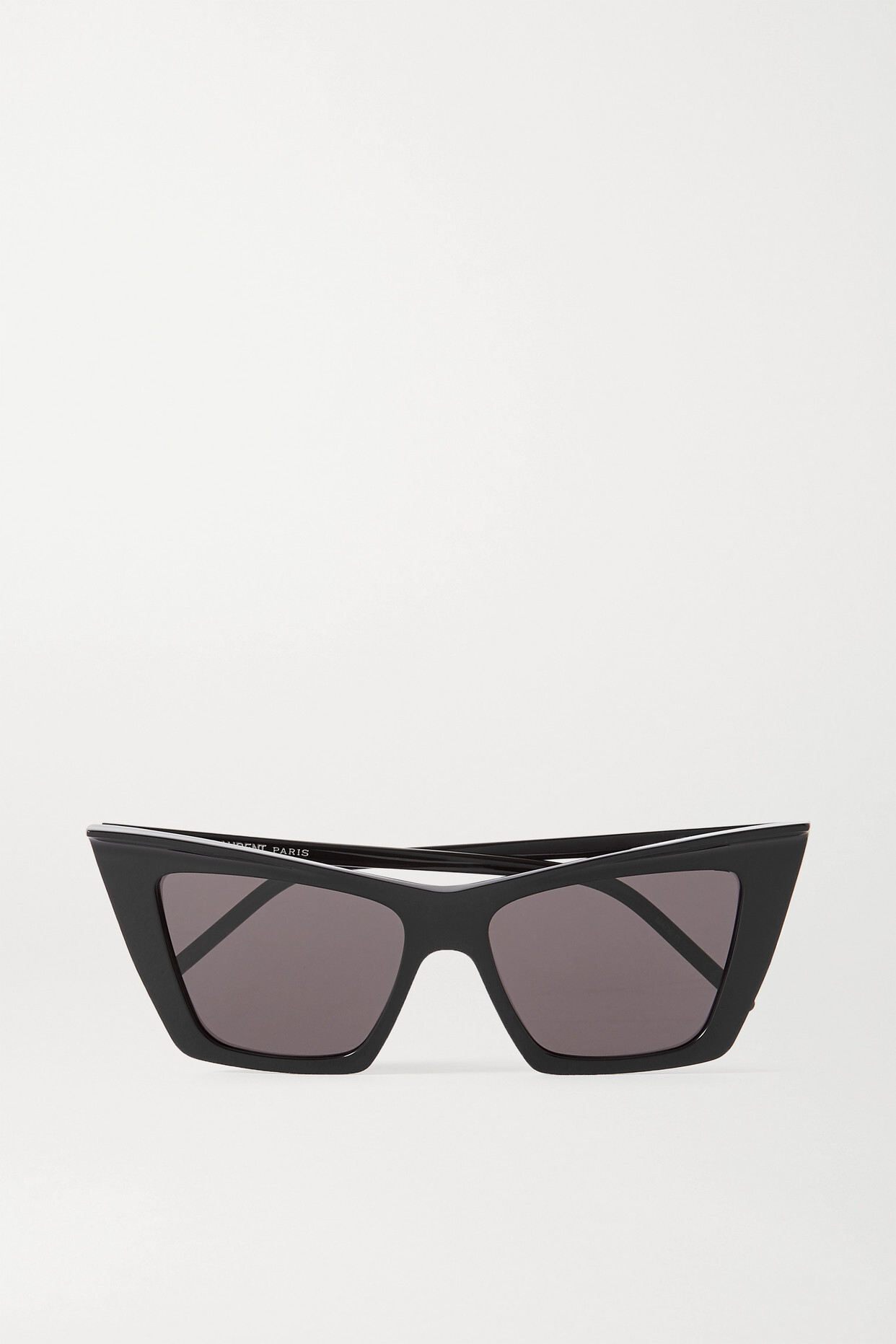 SAINT LAURENT Eyewear - Cat-eye Acetate Sunglasses - Black