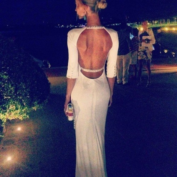 dress white white dress white long dress white long dress prom dress prom dress long prom dress prom white dress long evening dress special occasion long sleeves white dress open back with straps backless prom dress backless dress awards dress