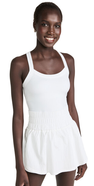 FP Movement by Free People Way Home Skort Romper in white