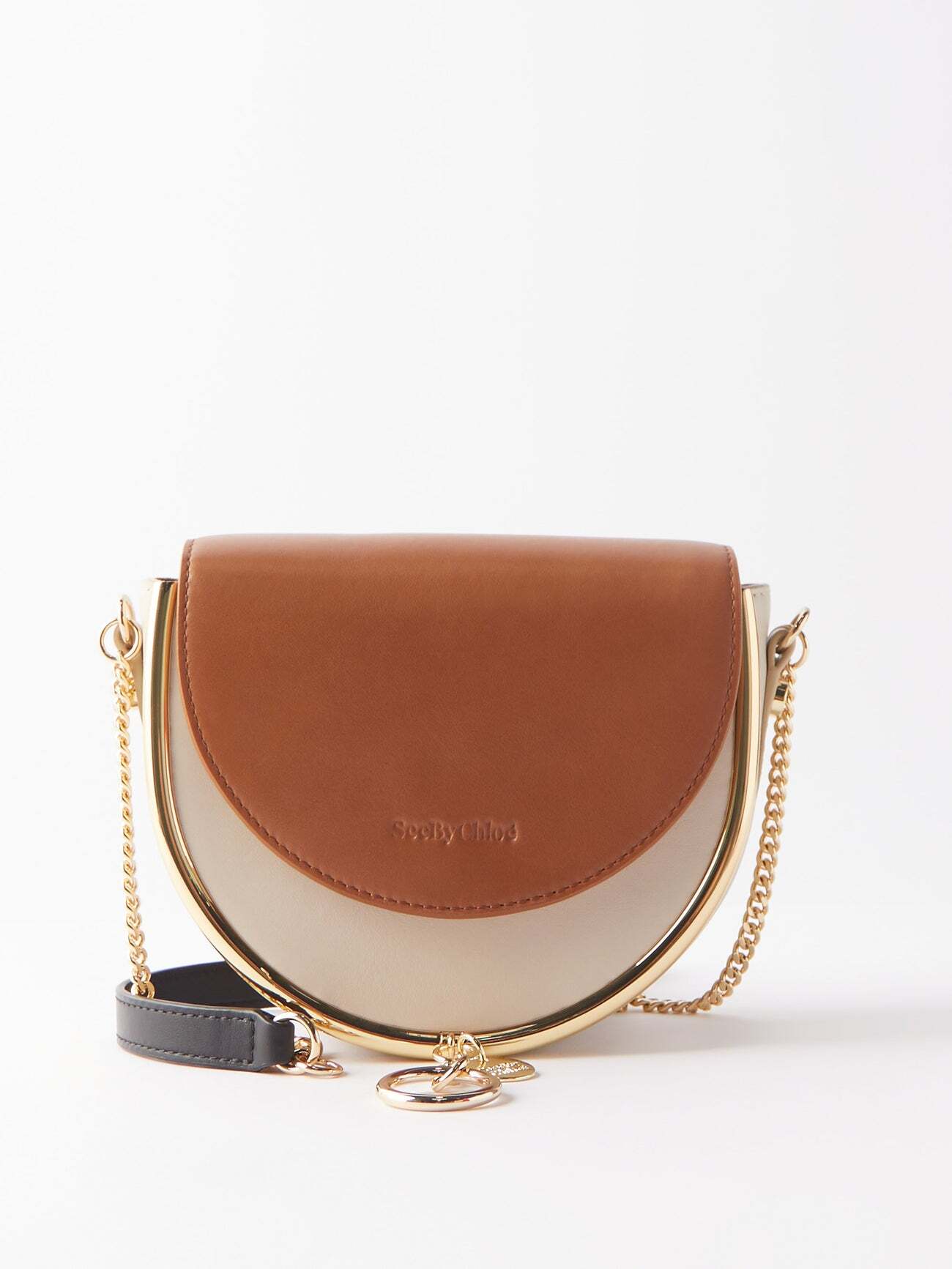 See By Chloé See By Chloé - Mara Small Leather Cross-body Bag - Womens - Beige Multi