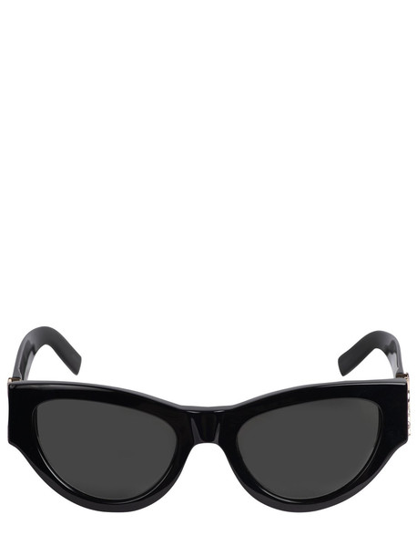 SAINT LAURENT Sl M94 Round Acetate Sunglasses in black