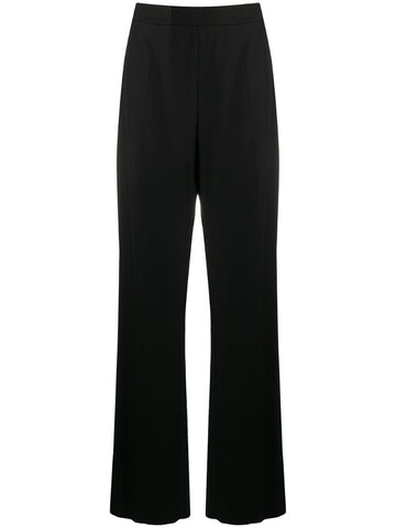 Gianfranco Ferré Pre-Owned 1990s high-waisted wide-leg trousers in black