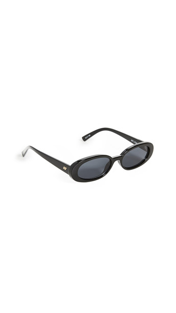 Le Specs Outta Love Sunglasses in black