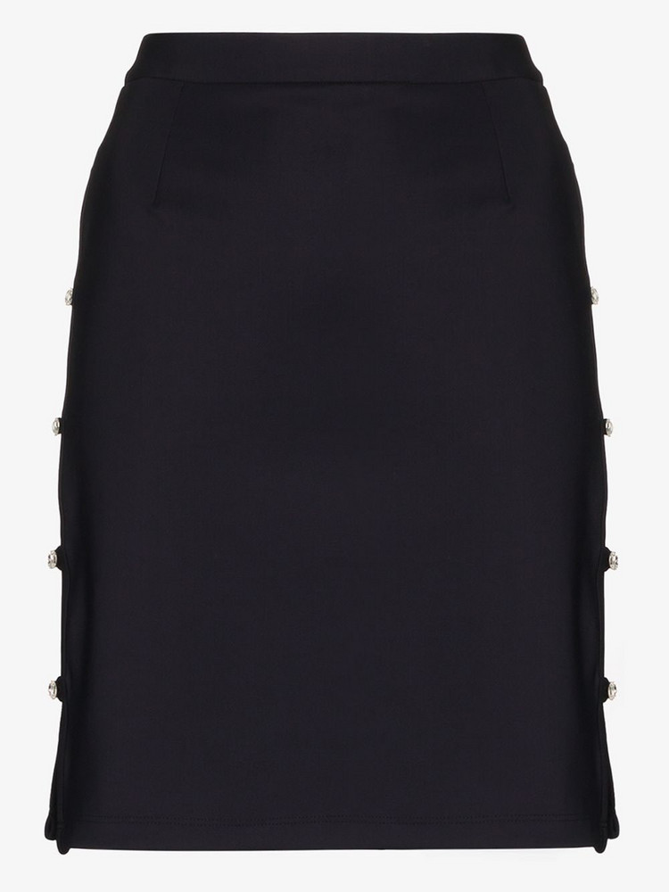 Marcia Tchikiboum buttoned skirt in black