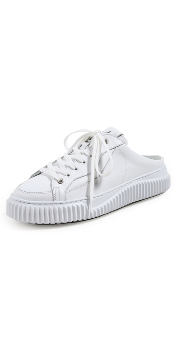 Voile Blanche Shabby Sneaker Mules in white