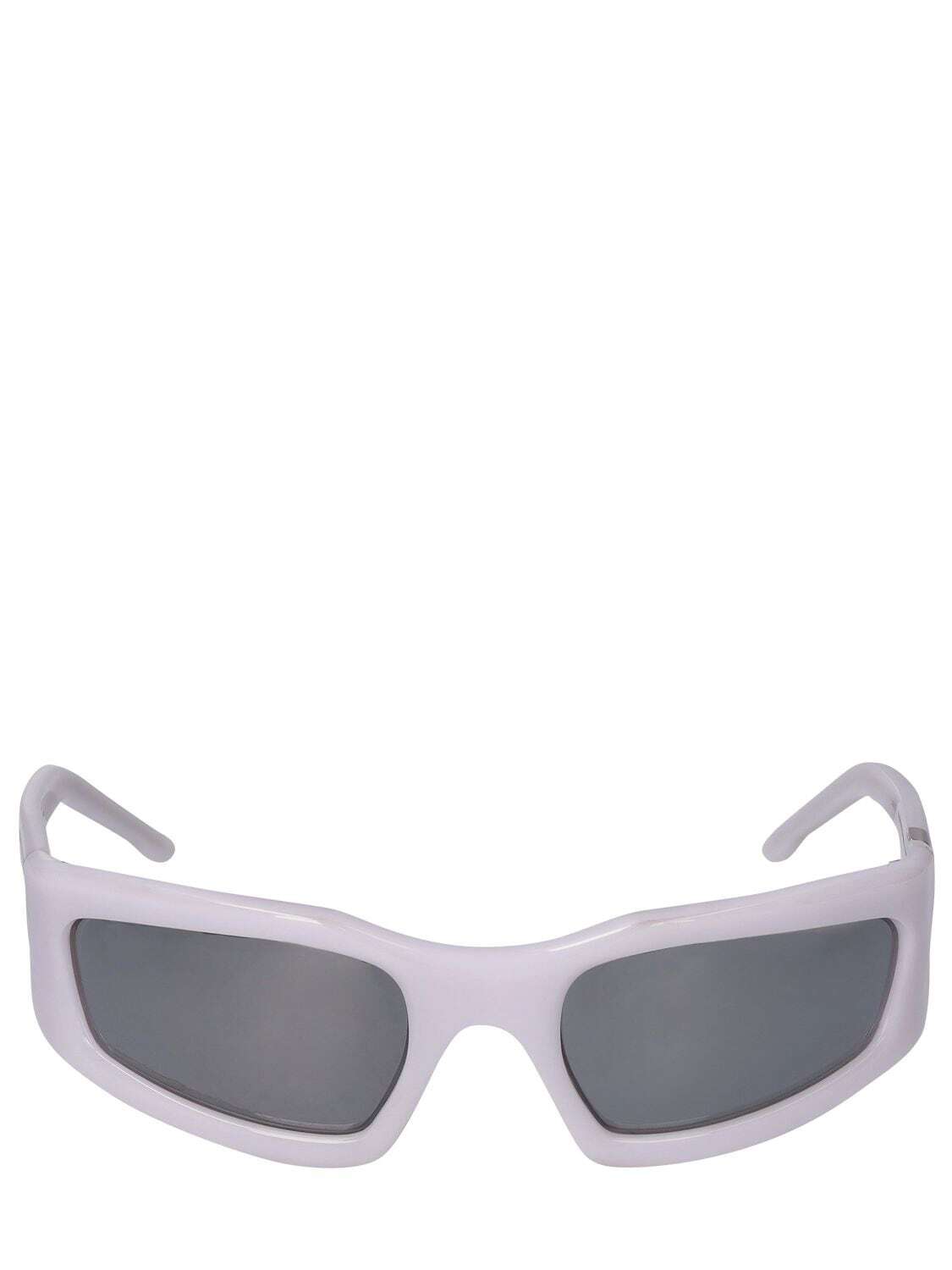 1017 ALYX 9SM Tectonic Squared Sunglasses in grey / white