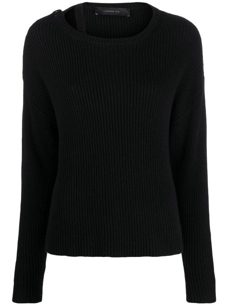 Federica Tosi cable knit jumper in black