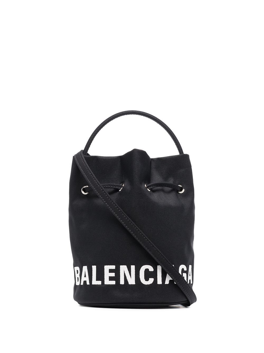 Balenciaga mini Wheel bucket bag - Black