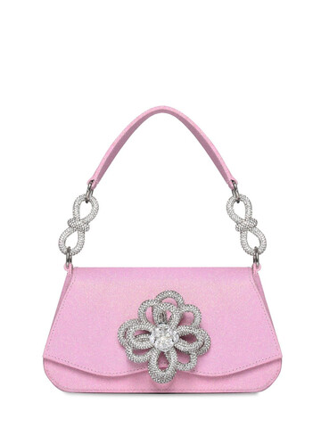 MACH & MACH Sm Samantha Glitter Top Handle Bag in pink