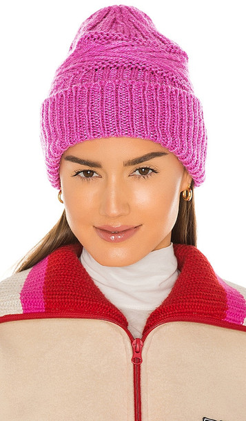 Isabel Marant Seal Beanie in Pink
