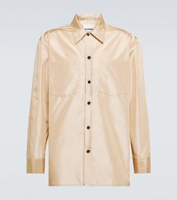 jil sander shirt 33 long-sleeve shirt in beige