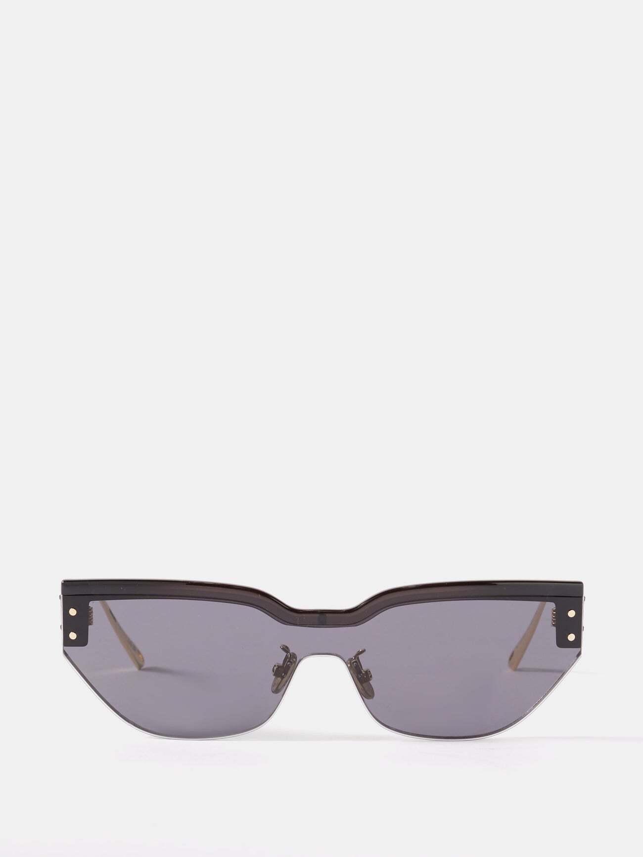 Dior - Diorclub M3u Cat-eye Acetate Sunglasses - Womens - Black Grey