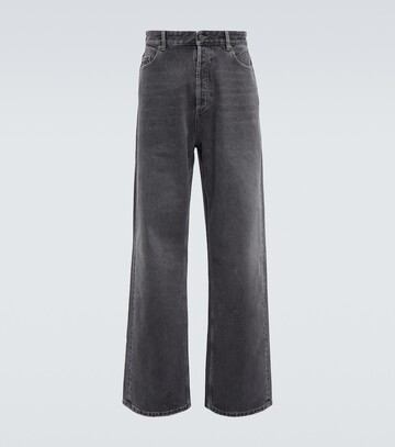 valentino straight jeans in grey
