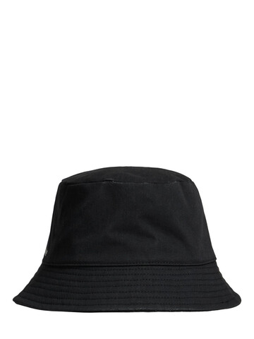 ISABEL MARANT Haley Patent Waterproof Bucket Hat in black