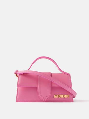 jacquemus - bambino leather handbag - womens - pink