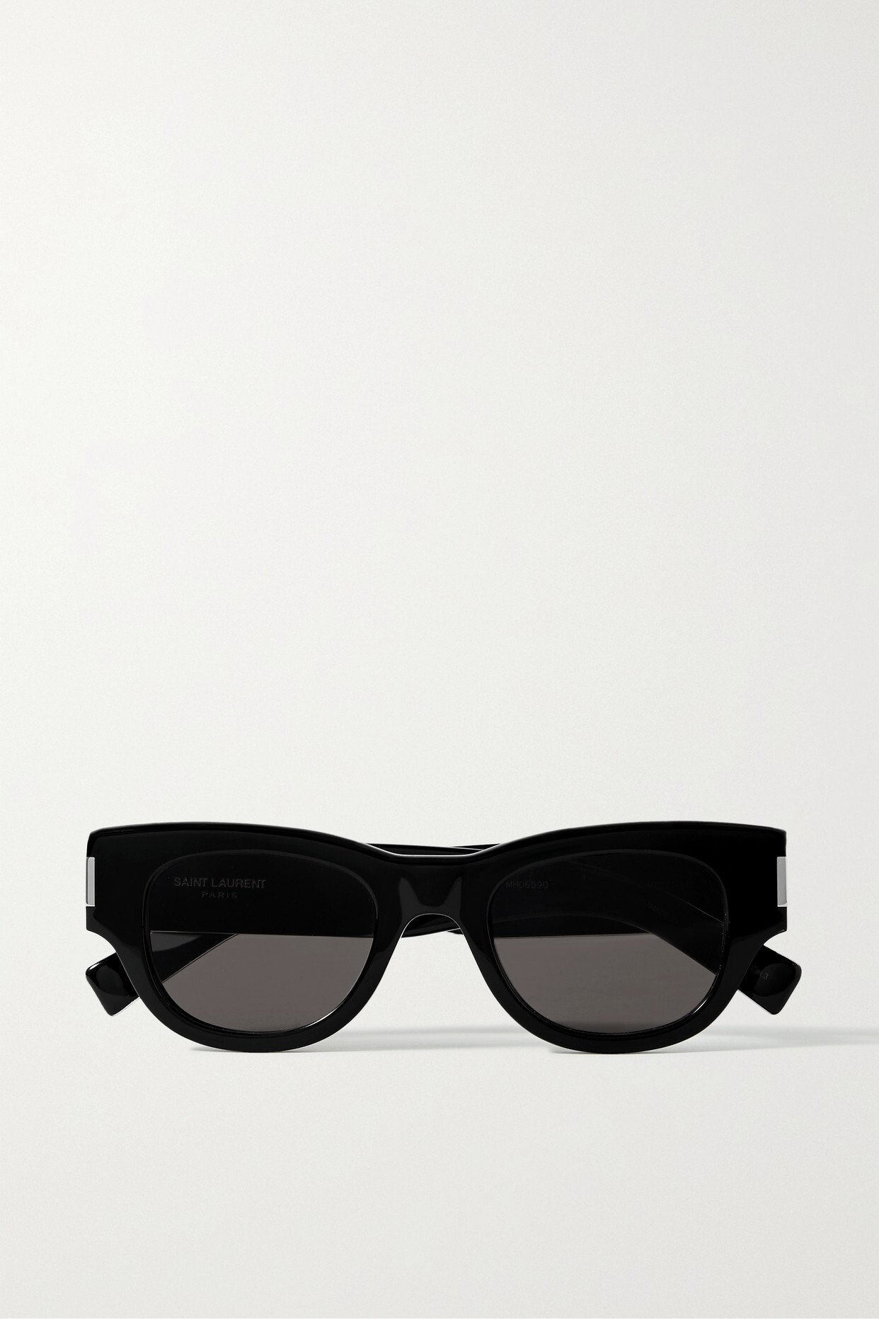 SAINT LAURENT Eyewear - Round-frame Acetate Sunglasses - Black
