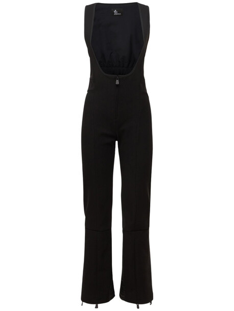 MONCLER GRENOBLE All In One Stretch Twill Jumpsuit in black