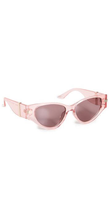 Le Specs Le Specs X Missoma Scorpius Ridge Sunglasses in pink