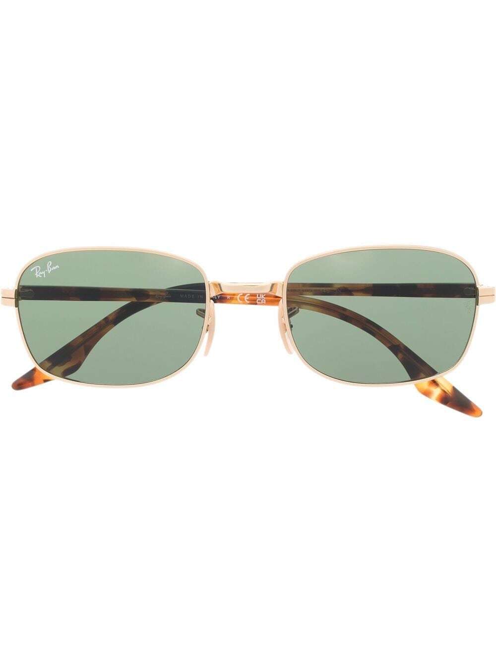 Ray-Ban tortoise square-frame sunglasses - Brown