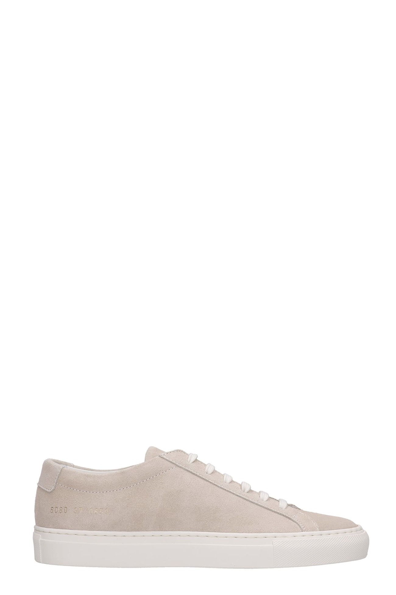 Common Projects Achille Sneakers In Powder Suede in beige