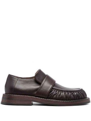 marsèll 30mm calf leather loafers - brown