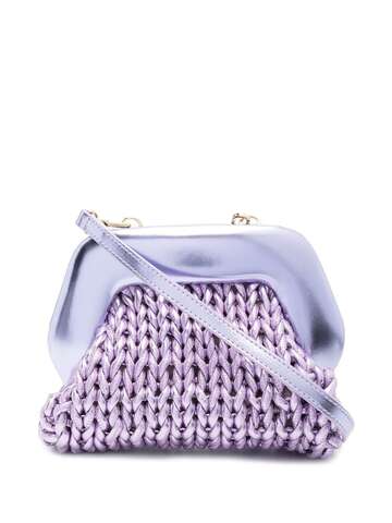 Themoirè Themoirè Gea knitted clutch bag - Purple